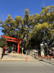 普段の長田神社の様子