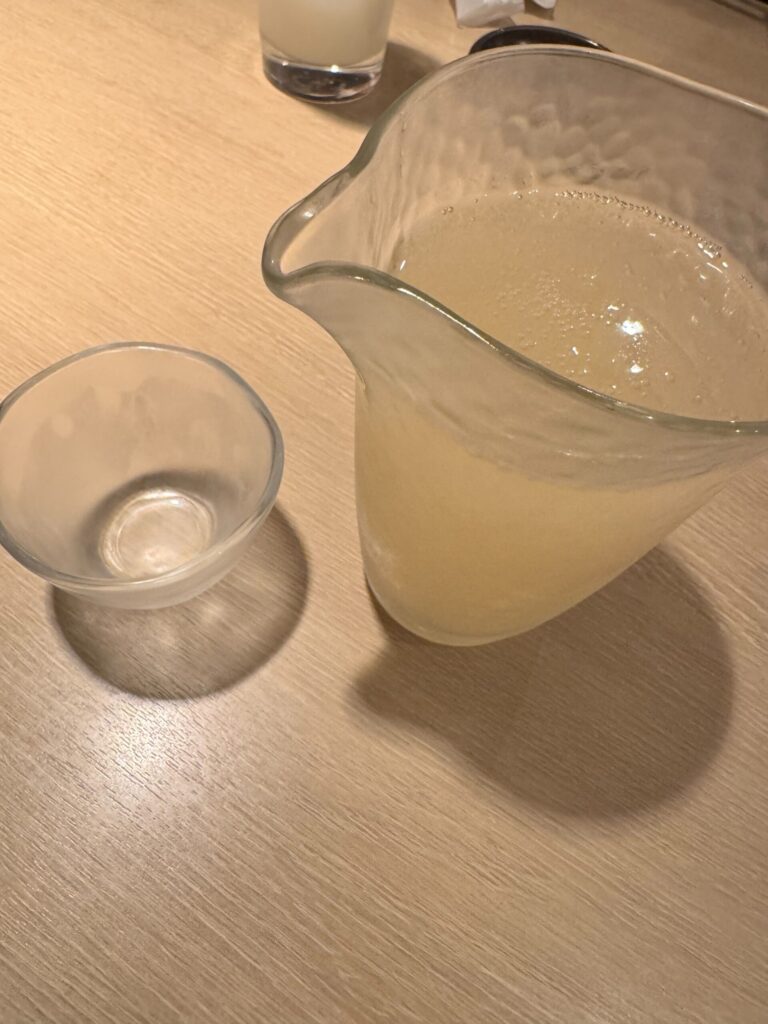 みぞれ酒（魚処でぶさん）